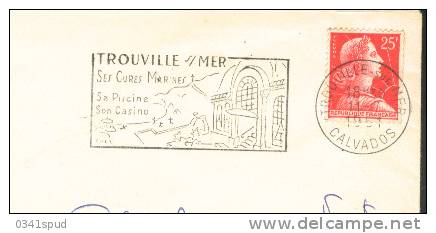 1961 14 Calvados  Trouville Sur Mer   Jeux  Casino - Zonder Classificatie