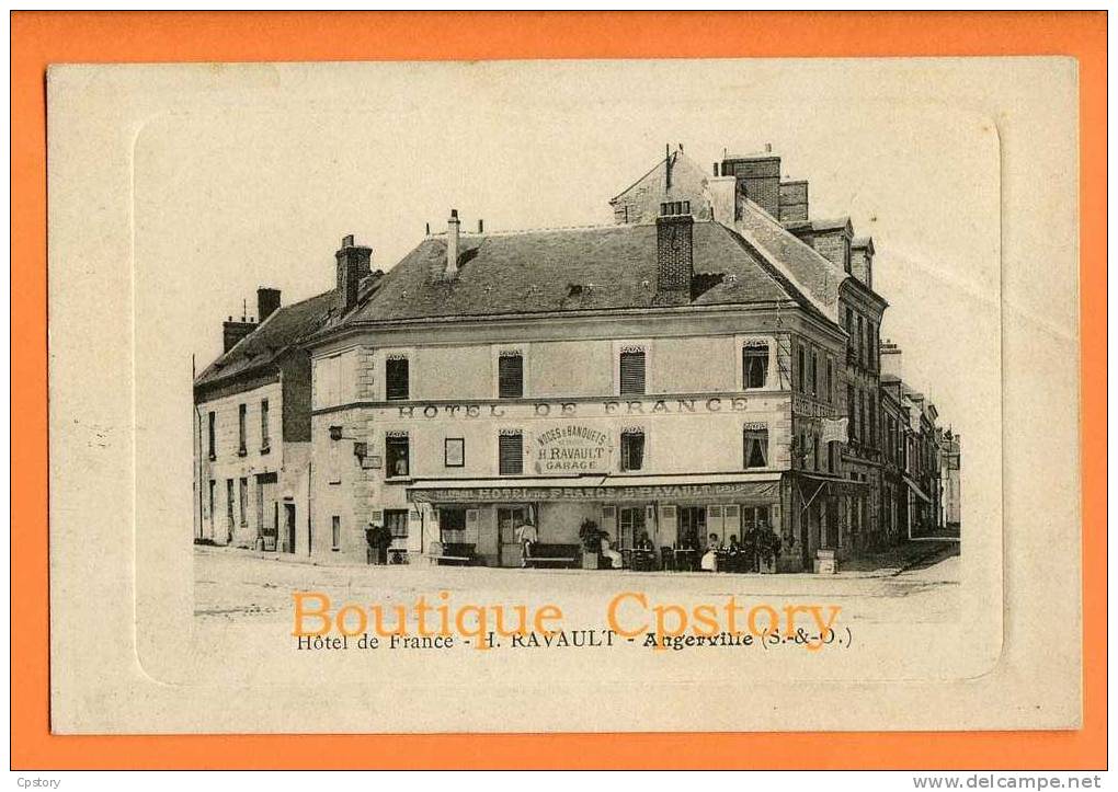 91 - ANGERVILLE - Hotel De France H. Ravault - Angerville