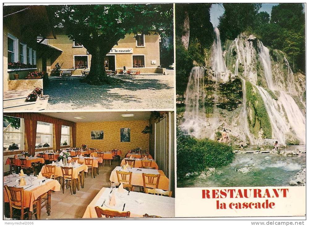 Cpsm  Glandieu , Restaurant "la Cascade" Bregnier Cordon Vers Belley - Unclassified
