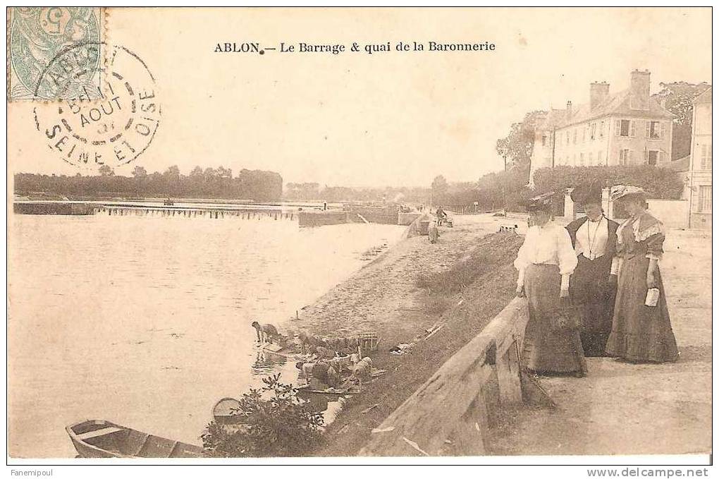 ABLON .  Le Barrage & Quai De La Baronnerie - Ablon Sur Seine