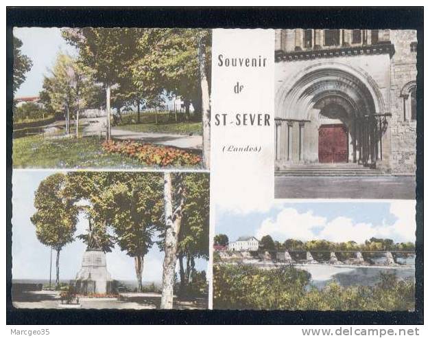 Souvenir De St Sever Multivue édit.spadem N° C4 Belle Cpsm - Saint Sever