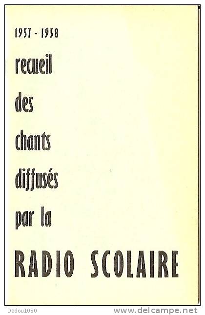 1957 1958 RADIO SCOLAIRE - 12-18 Ans