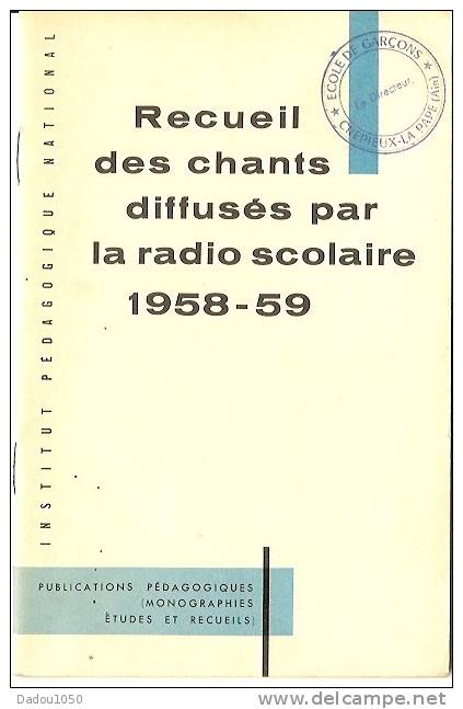 1958 1959 RADIO SCOLAIRE - 12-18 Ans