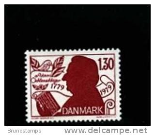 DENMARK/DANMARK - 1979  ADAM OEHLENSCHLEIGER  MINT NH - Unused Stamps