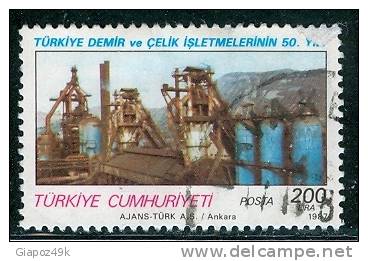 ● TURKIYE  - REPUBBLICA  - 1987  - Industria -  N.   2531  Usati  -  Lotto  571 - Gebraucht