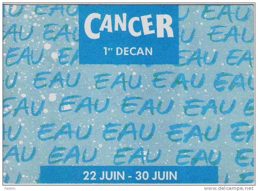 Carte Postale Astrologie Horoscope  Cancer Trés Beau Plan - Astrologie