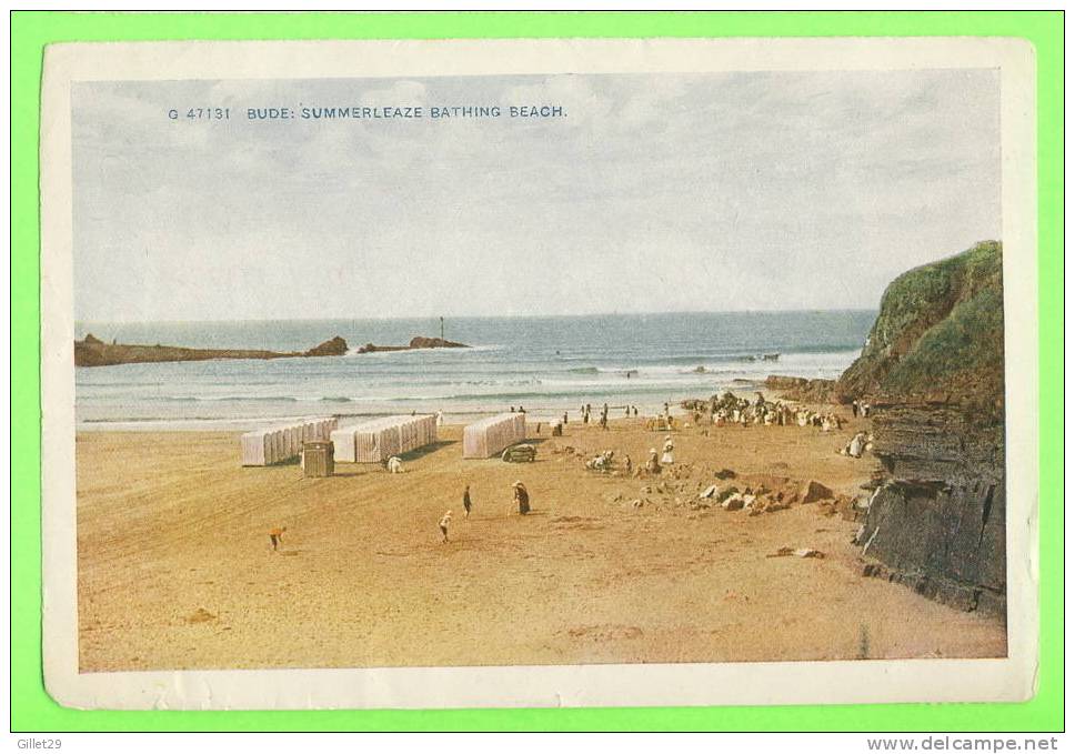 BUDE, CORNWALL, U.K. - SUMMERLEAZE BATHING BEACH - ANIMATED - TRAVEL IN  1963 -= - Sonstige & Ohne Zuordnung