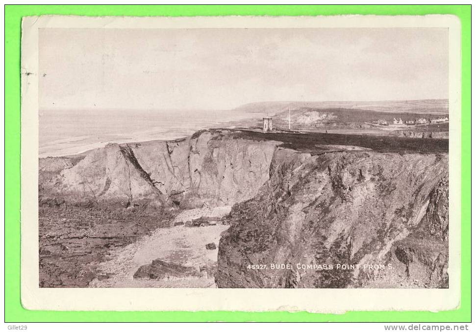 BUDE, CORNWALL, U.K. - COMPASS POINT FROM SOUTH - TRAVEL IN  1963 - - Sonstige & Ohne Zuordnung