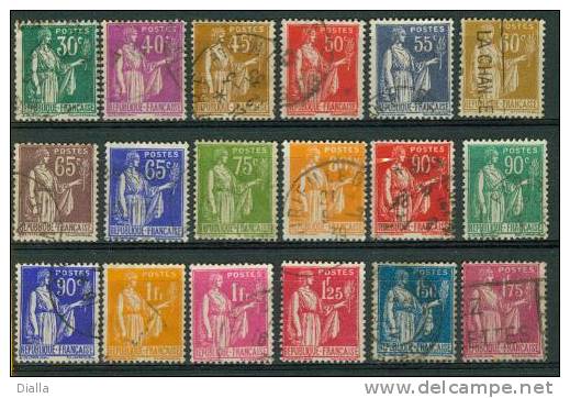 France, Collection Paix - 1932-39 Peace