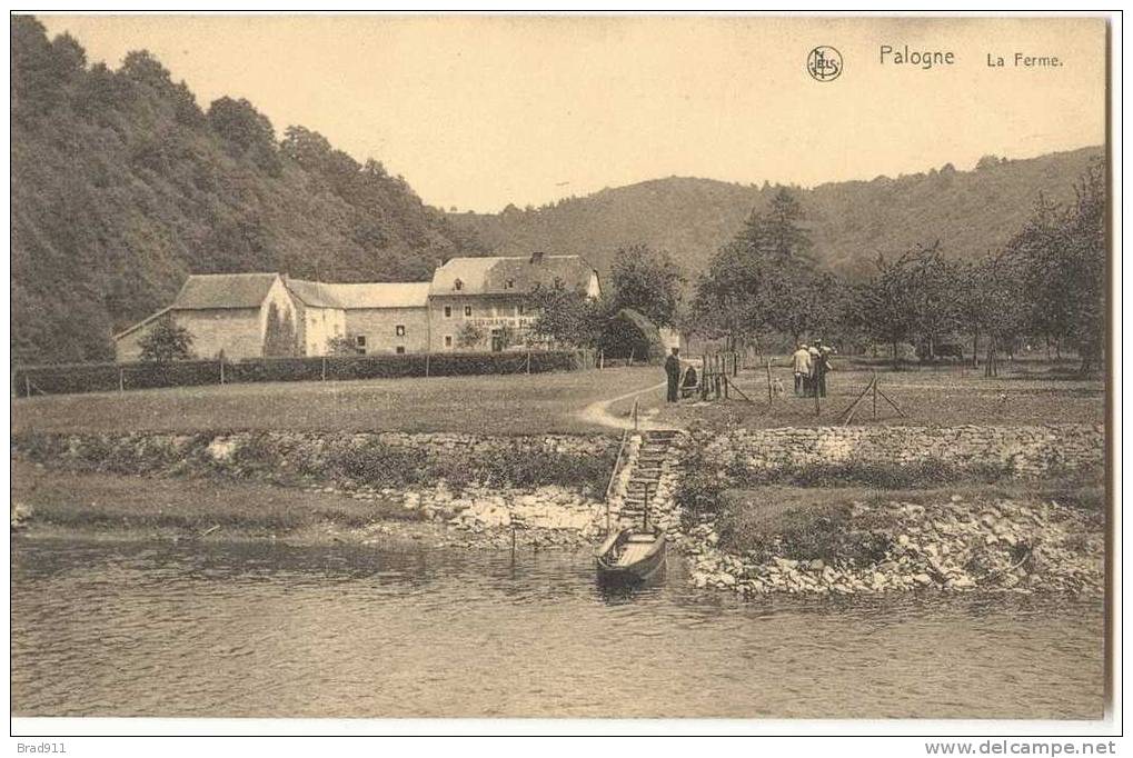 Palogne - La Ferme (Restaurant / Café) - 1923 (animation) - Ferrières