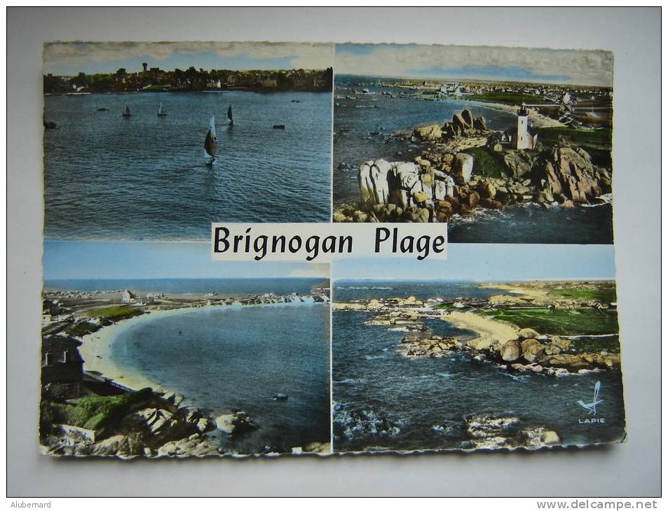 Brignogan , Multivues Aérienne  . C.p. Photo .15x10 - Brignogan-Plage