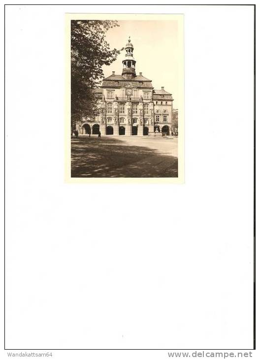 AK Lüneburg / Rathaus Aus Dem Mittelaltar Schauseite Barock Handabzug - Lüneburg