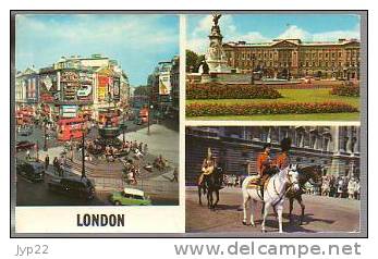 Jolie CP Angleterre Londres Piccadilly Circus Buckingham Palace H.M. The Queen & Prince Philip - CAD Slough 20-07-1973 - Piccadilly Circus