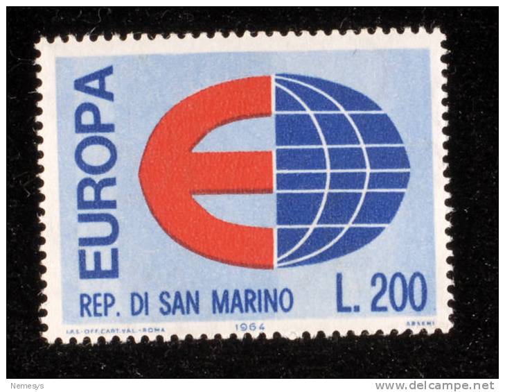 1964 SAN MARINO EUROPA UNITA**  MNH  SASS 684 - Unused Stamps