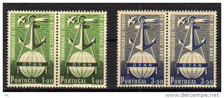Portugal N° 760 / 761 Luxe ** En Paires - Unused Stamps