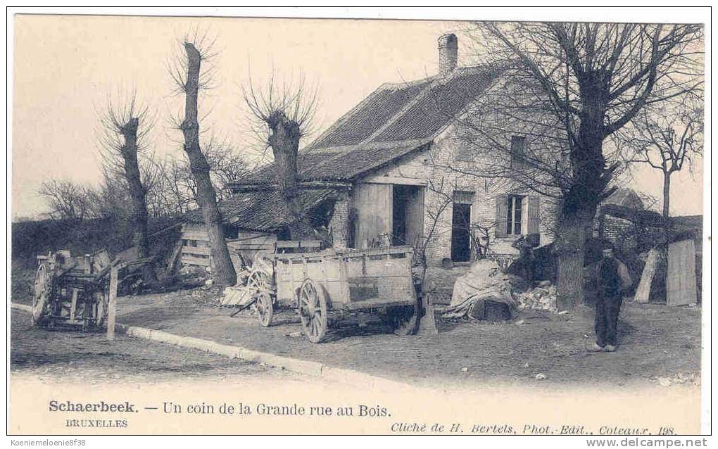 SCHAERBEEK - UN COIN DE LA GRANDE RUE AU BOIS - Schaarbeek - Schaerbeek