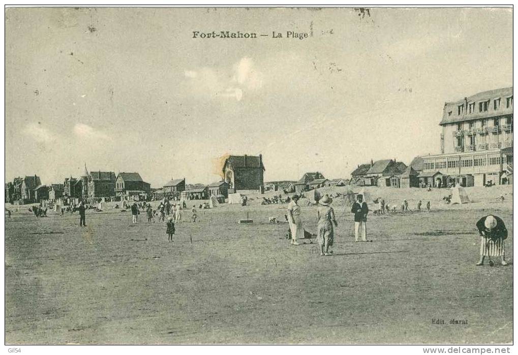 Fort-Mahon - La Plage  - Jeu De Croquet  Mh02 - Fort Mahon