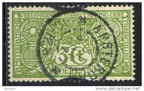 PIA - PAYS BAS - 1906 : Au Profit De L´ Oeuvre Contre La Tuberculose - (Yv 71) - Used Stamps