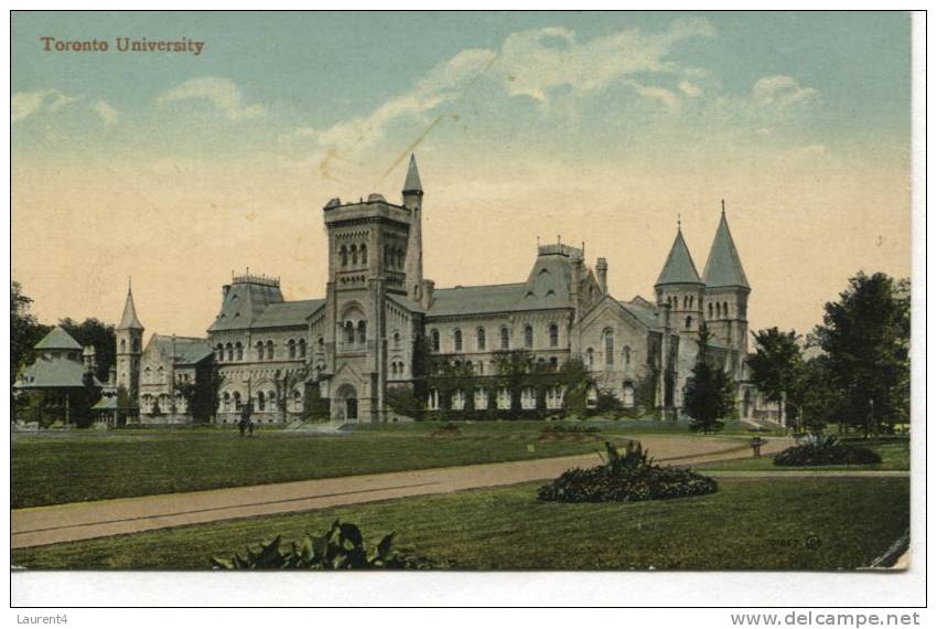 Carte Postale Ancienne  - Very Old Ostcard - University - Toronto