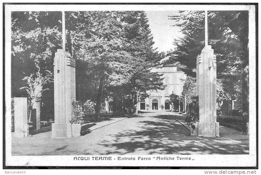 Acqui Terme. Entrata Parco "Antiche Terme" - Alessandria