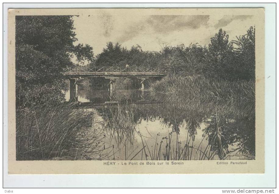 HERY. LE PONT DE BOIS... - Hery