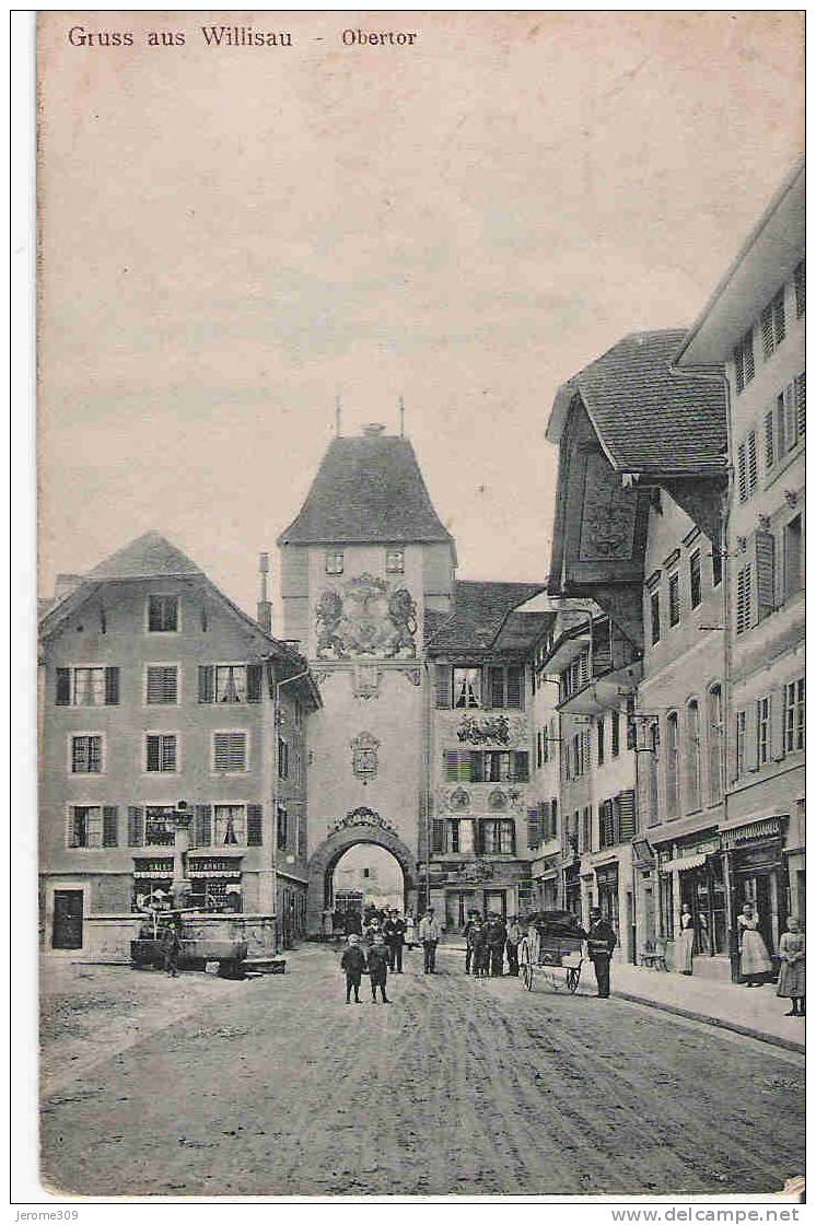 SUISSE - WILLISAU - CPA - Gruss Aus Willisau - Obertor - Willisau