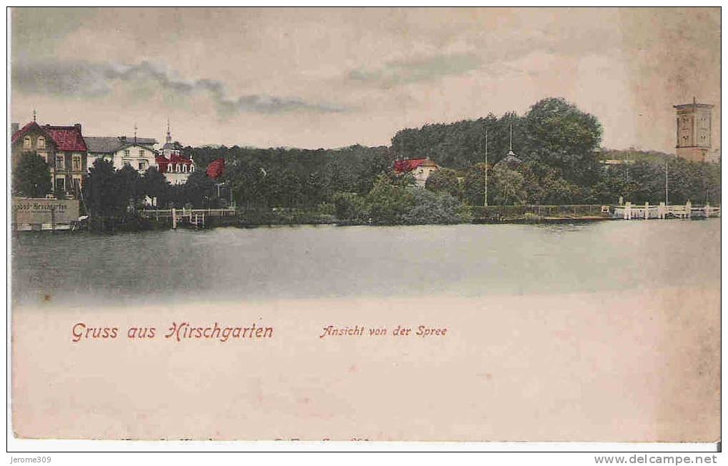 ALLEMAGNE - MAYEN - CPA - Gruss Aus Hirschgarien - Ansicht Von Der Spree - MAYENCE - Mayen