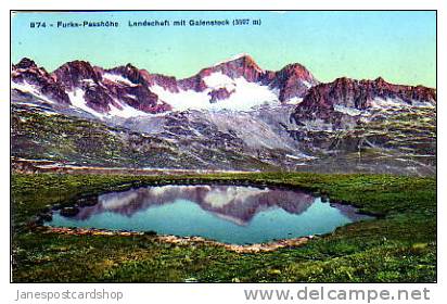 FURKA-Passhohe - Landschaft Mit Galenstock - Valais Canton -  SWITZERLAND - Lens