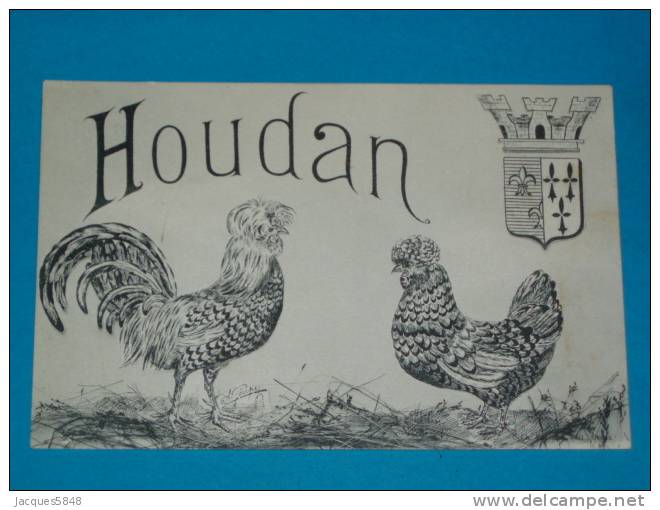 78) Houdan ( Coq Et Poule  De A . GOUPY ) - Année  1917 - EDIT - Houdan