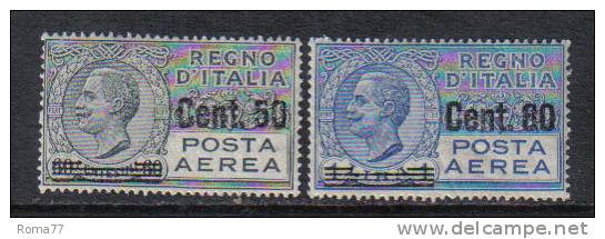 3RG962 - REGNO 1917 ,  Posta Aerea N. 8/9  * - Poste Aérienne