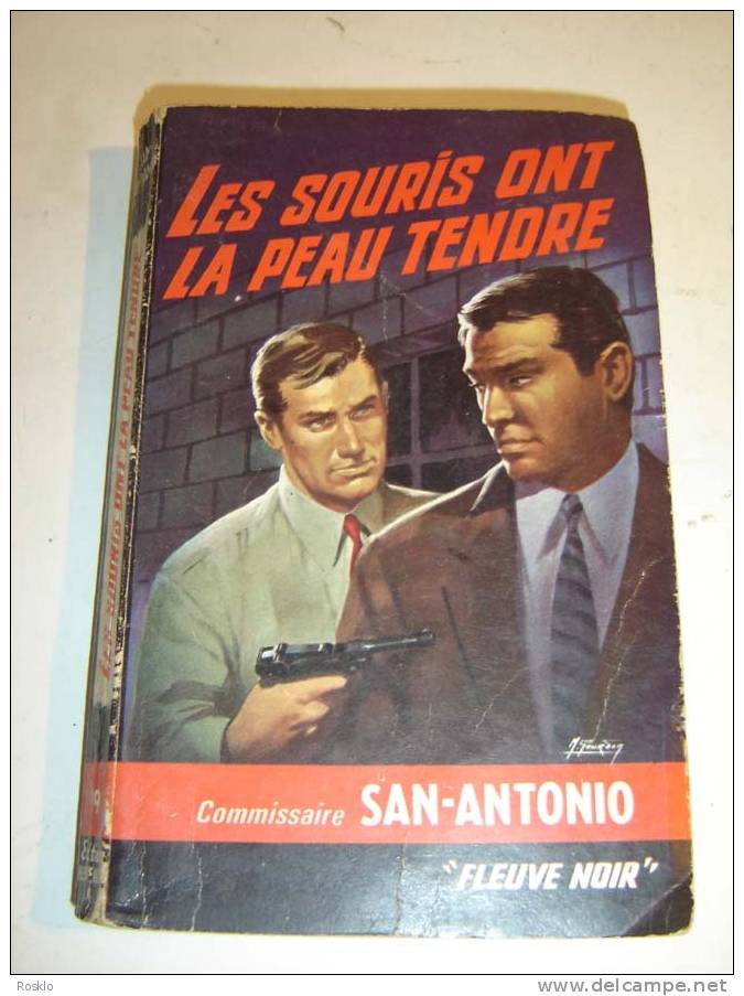 ROMAN / SAN ANTONIO N° 19 DE 1981 LES SOURIS ONT LA PEAU TENDRE / TRES BEL ETAT / - San Antonio