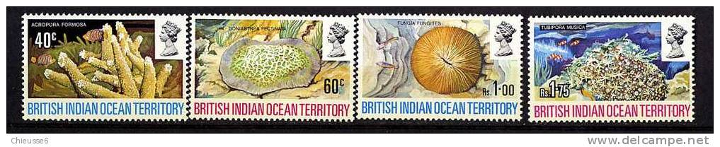 Océan Indien ** N° 44 à 47 - Coraux - Seychellen (1976-...)
