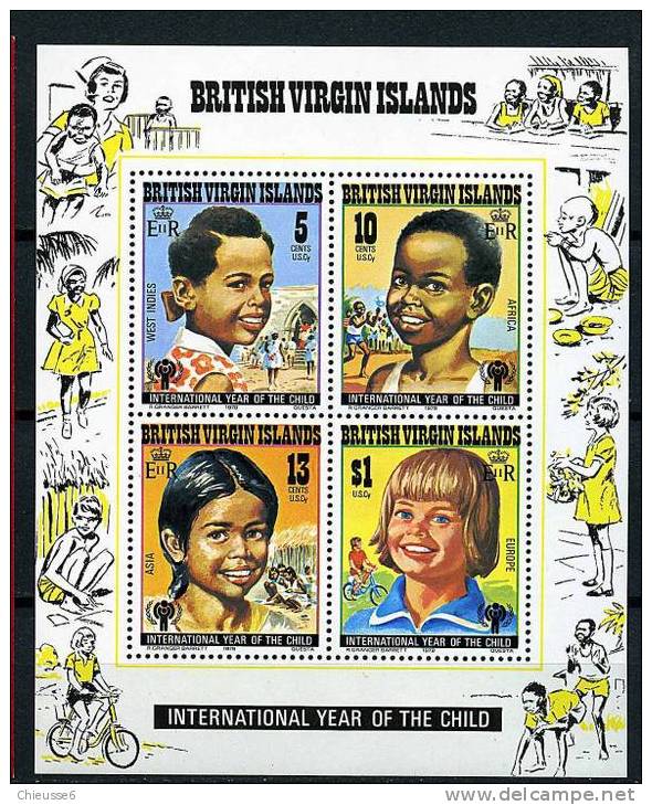 Iles Vierges ** Bloc N° 11 - Année De L'enfant - British Virgin Islands