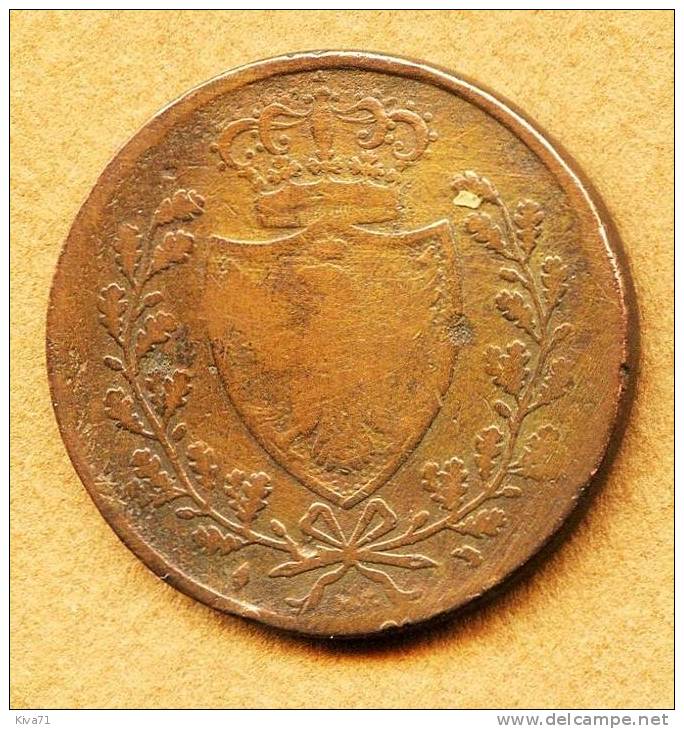 5 Centimi 1826   "Sardaigne ?" - Italian Piedmont-Sardinia-Savoie