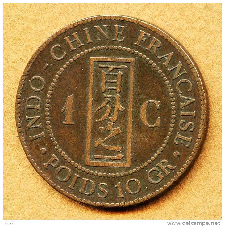 1 Centime  1887 "INDOCHINE"   TTB+ - Autres & Non Classés