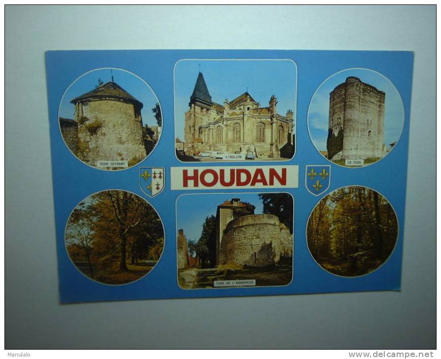 D 78 - Houdan - Eglise, La Tour, Tour Guinant, Tour De L´abreuvoir - Houdan