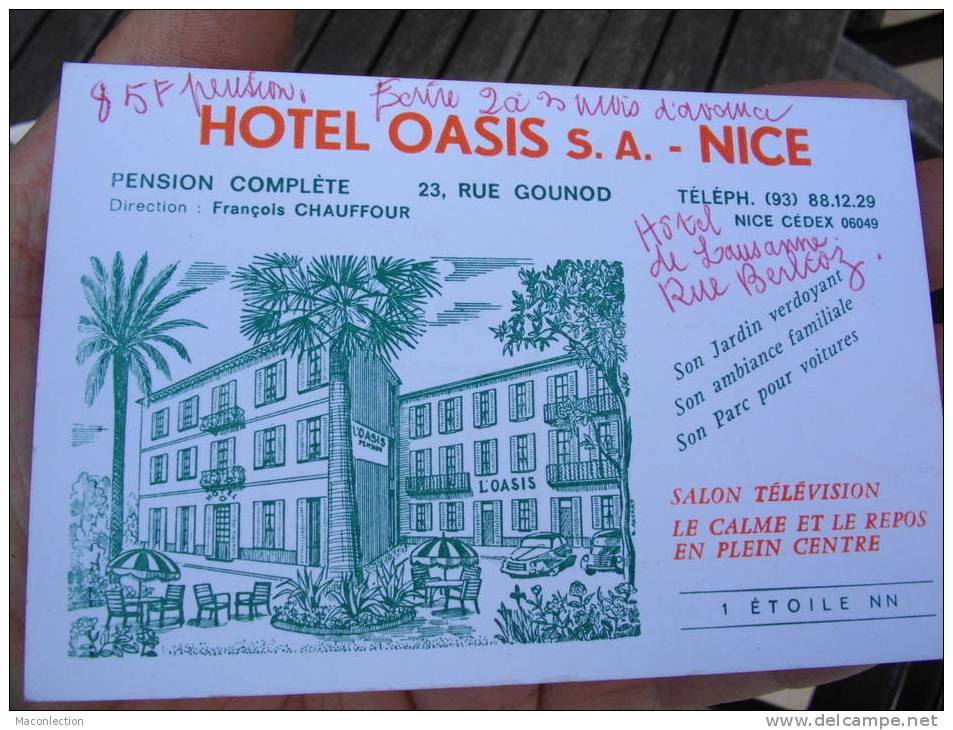 Hotel Oasis  A Nice - Côte D'Azur