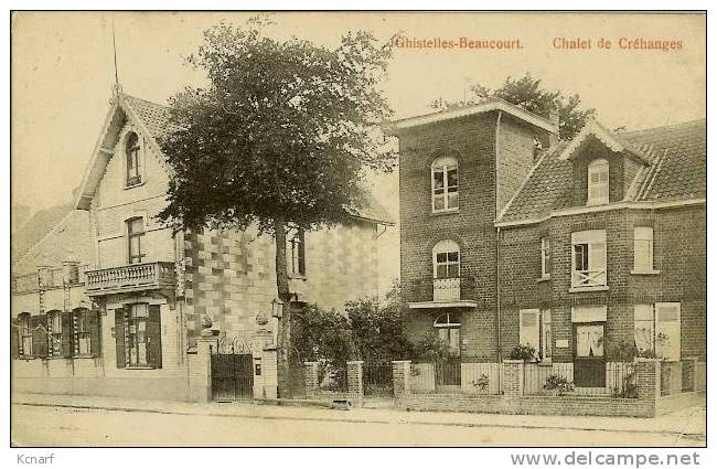 CP De GHISTELLES-BEAUCORT ( GISTEL ) " Chalet De Créhances " Avec Cachet FELDPOST . - Gistel