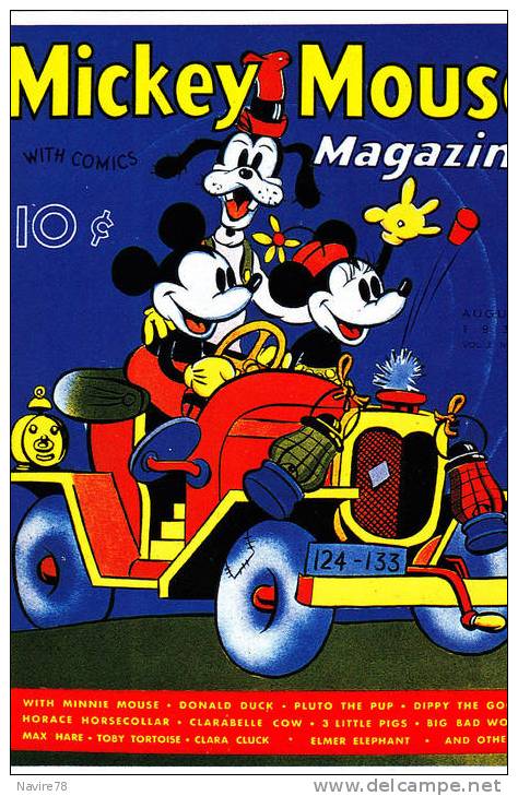 MICKEY MOUSE Magazine FUN. En Automobile. - Autres & Non Classés