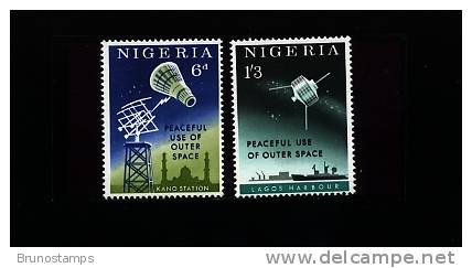 NIGERIA - 1963  SPACE EXPLORATION    SET MINT NH - Nigeria (1961-...)