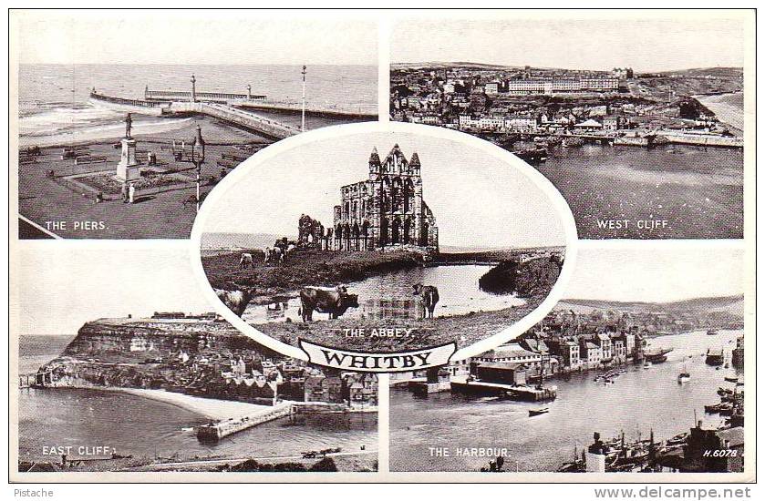 Whitby Yorkshire UK - 1956 - TB - Valentine Silveresque Collection H.6078 - Whitby