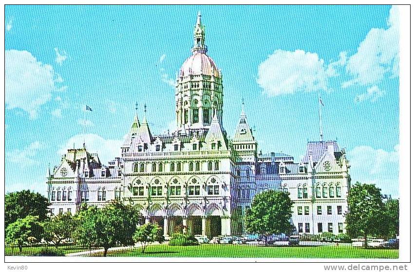 ETATS UNIS The State Capitol At Hartford Cpa Couleur - Hartford