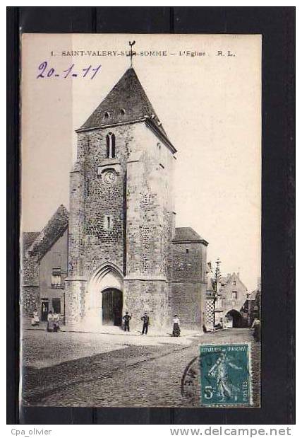 80 ST VALERY SUR SOMME Eglise, Ed RL 1, 1911 - Saint Valery Sur Somme