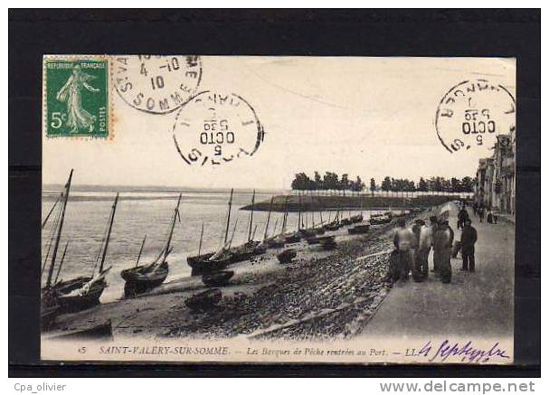 80 ST VALERY SUR SOMME Port, Barques De Peche, Ed LL 15, 1910 - Saint Valery Sur Somme