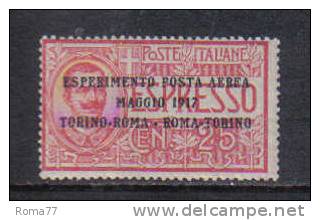 3RG965 - REGNO 1917 ,  Posta Aerea N. 1  *** - Luchtpost