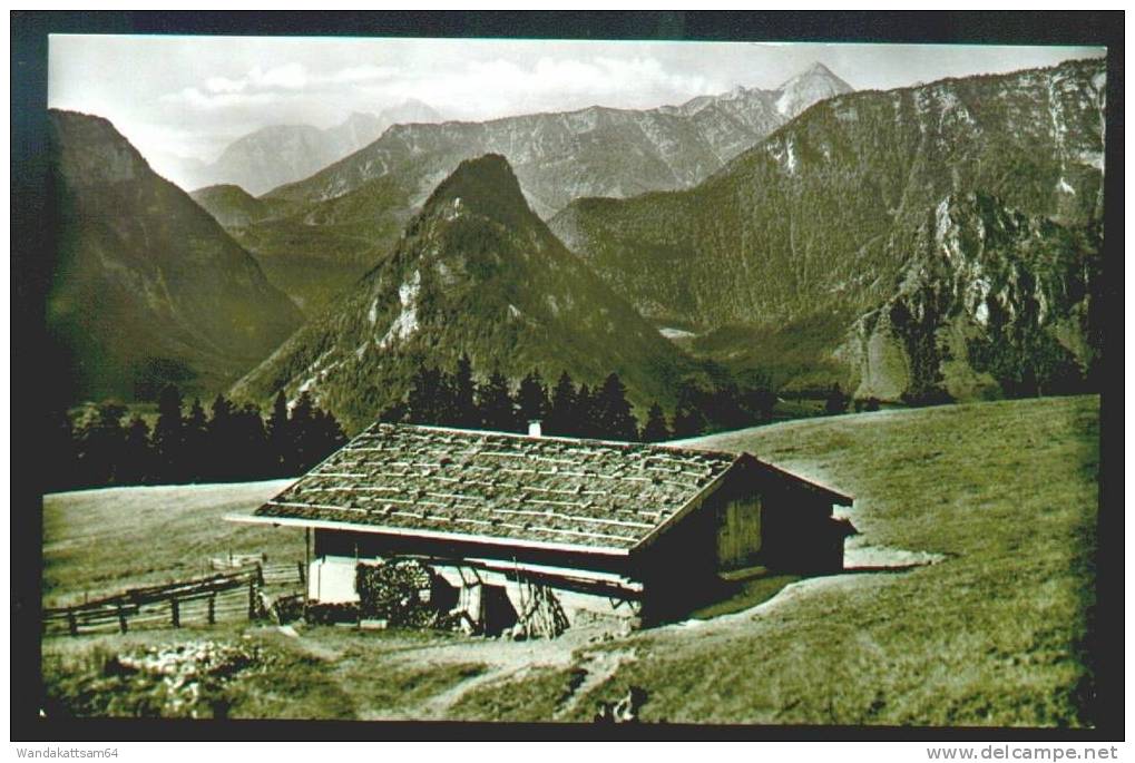 AK  INZELL / Obb. An Der Deutschen Alpenstraße 700 M ü. D. M. (Bäckeralm 1100 M. ü. D. M. - Traunstein