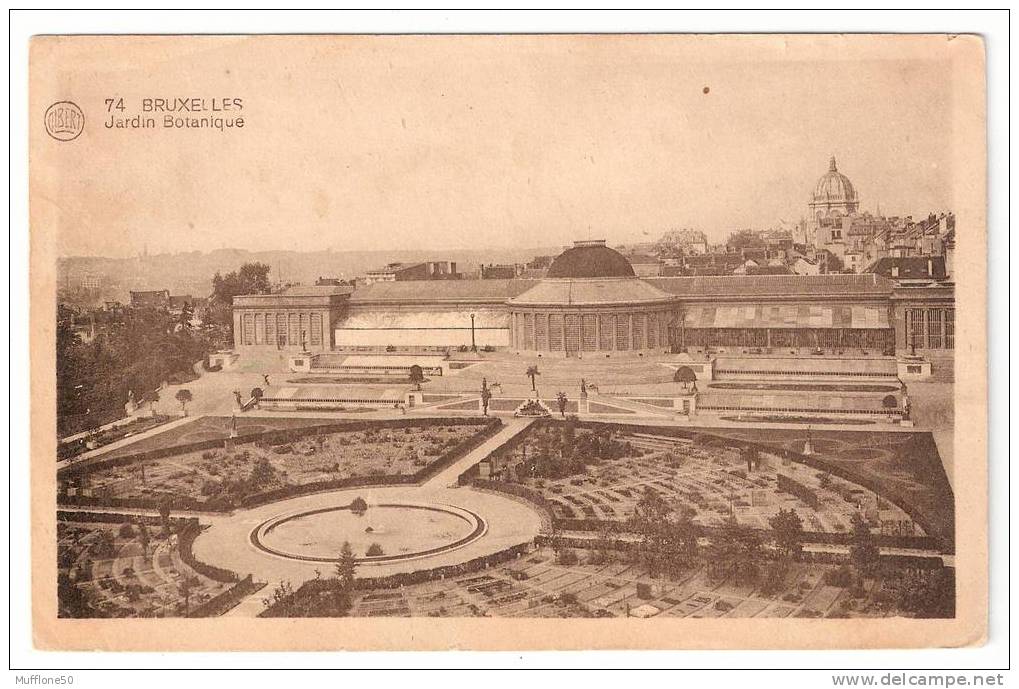 Belgio 1940. Cartolina Di BRUXELLES - Giardino Botanico. - Parks, Gärten