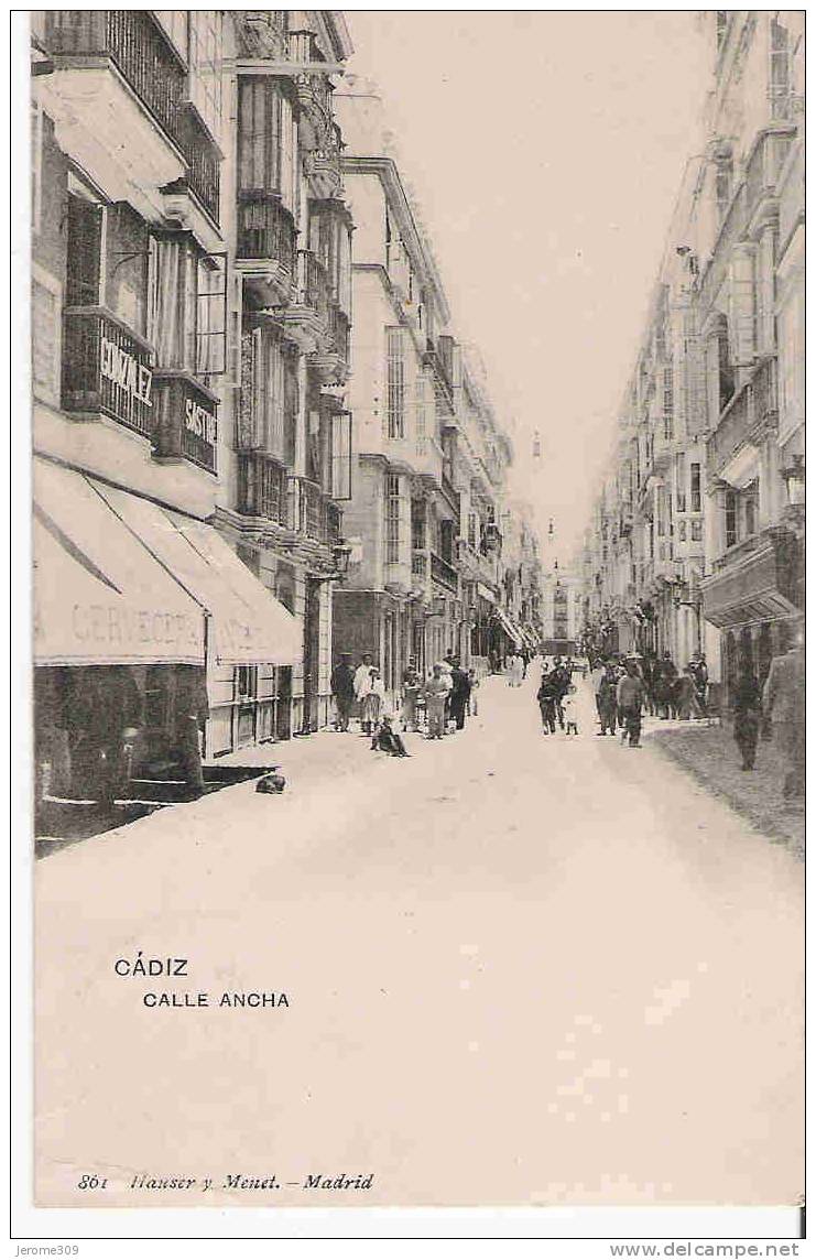 ESPAGNE - CADIZ - CPA - N°861 - Cadiz - Calle Ancha - Cádiz