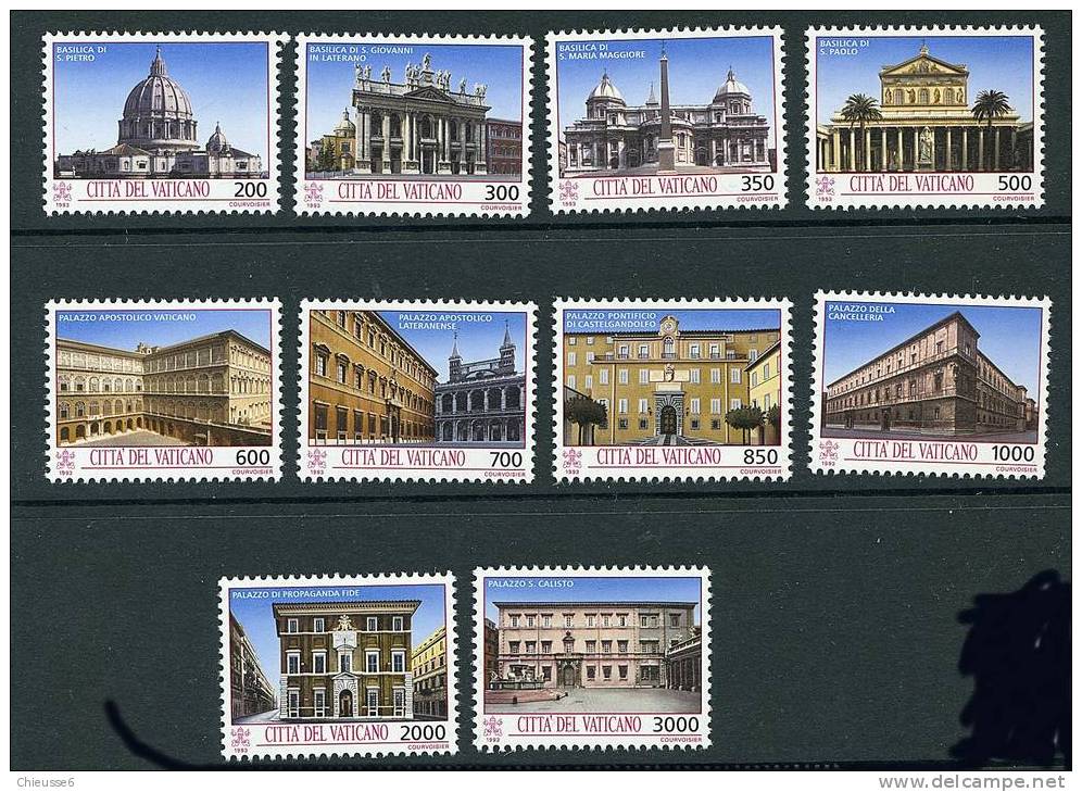 Vatican ** N° 942 à  951 -  Trésors Artistique De La Cité Du Vatican - Neufs