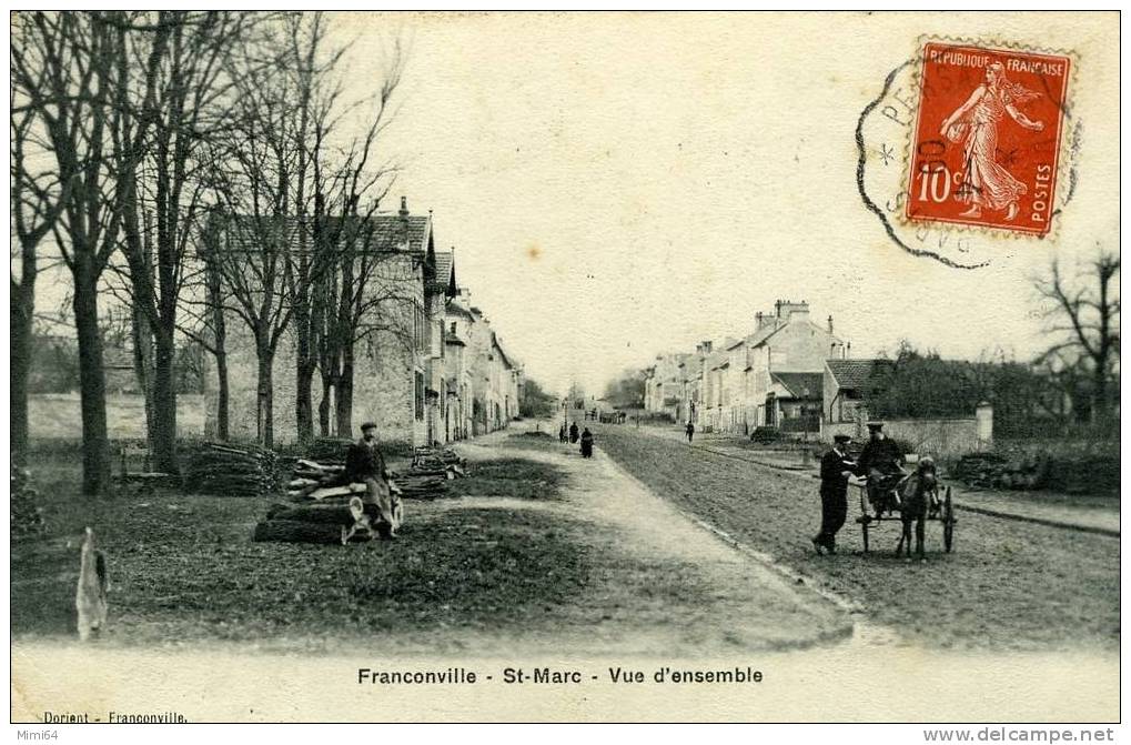 95 . FRANCONVILLE - ST-MARC .  VUE D´ENSEMBLE . - Franconville